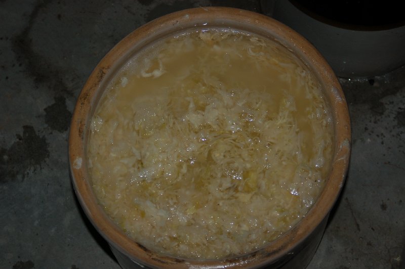 Crock after week 2 cleaning